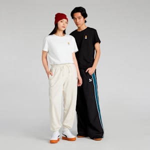 ユニセックス NEKO-san x DYLAN ワンポイント 半袖 スリム Tシャツ, PUMA White, extralarge-JPN