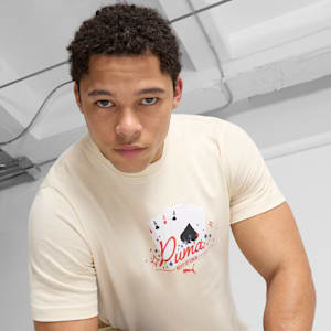 Las Vegas Four Aces Men's Graphic Tee, Alpine Snow, extralarge