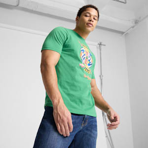 Camiseta estampada para hombre Las Vegas, Archive Green, extralarge
