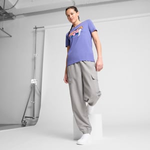 Playera para mujer Las Vegas Mirror, Blue Crystal, extralarge