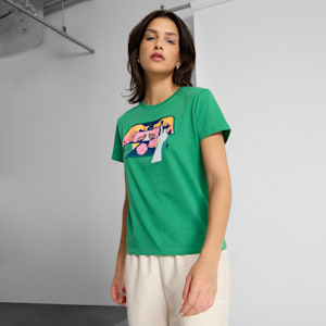Las Vegas Mirror Women's Tee, Archive Green, extralarge
