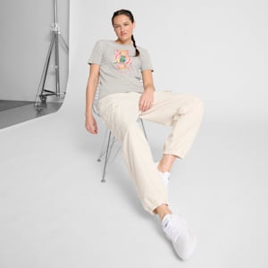 Camiseta estampada para mujer Las Vegas Card, Light Gray Heather, extralarge