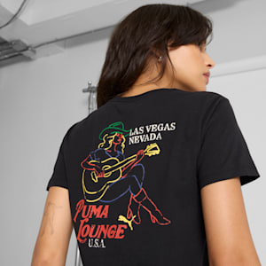 Playera para mujer Las Vegas Cowgirl, PUMA Black, extralarge