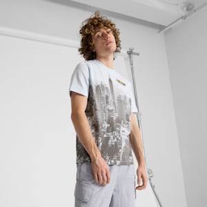 NYC Flagship Skyline Men's Tee, Icy Blue, extralarge