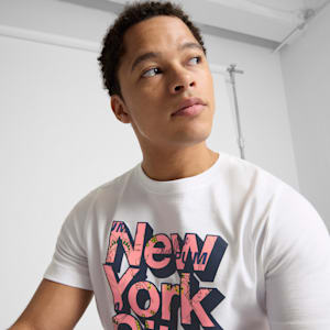 Camiseta estampada para hombre NYC Flagship, PUMA White, extralarge
