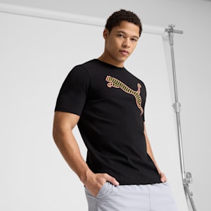 NYC Flagship PUMA Cat Men's Tee, PUMA Black, extralarge