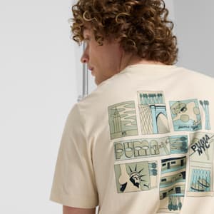 NYC Flagship Matchbook Men's Tee, Alpine Snow, extralarge