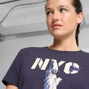 NYC Flagship Big Liberty Women's Tee, New Navy, extralarge