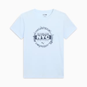 Camiseta de mujer Skyline NYC Flagship, Icy Blue, extralarge