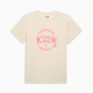 NYC Flagship Skyline Women's Tee, Alpine Snow, extralarge