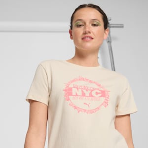 Camiseta de mujer Skyline NYC Flagship, Alpine Snow, extralarge