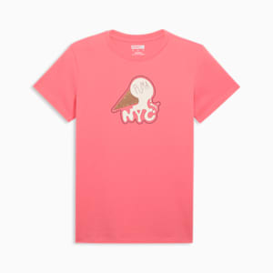 NYC Flagship Ice Cream Women's Tee, Peach Frost, extralarge