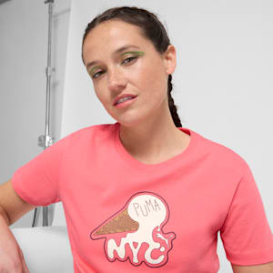 NYC Flagship Ice Cream Women's Tee, Peach Frost, extralarge