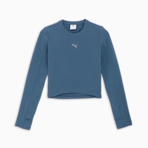 ウィメンズ デア トゥ 長袖 Tシャツ, Evening Sky, extralarge-JPN