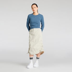 ウィメンズ デア トゥ 長袖 Tシャツ, Evening Sky, extralarge-JPN