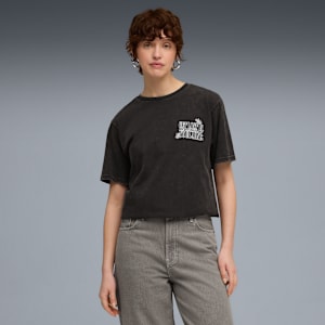 Graphic Tee Women, PUMA Black, extralarge
