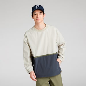 メンズ ゴルフ FOG パネル カラー リラックス ピステ, Desert Dust-Strong Gray, extralarge-JPN