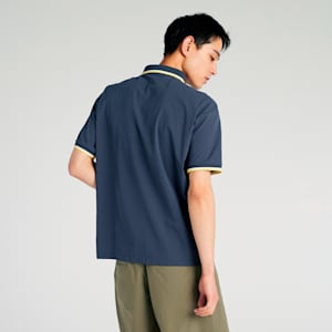 メンズ ゴルフ FOG リブ カラー 半袖 ポロシャツ, Strong Gray, extralarge-JPN