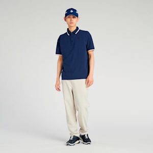 メンズ ゴルフ FOG リブ カラー 半袖 ポロシャツ, Deep Navy, extralarge-JPN