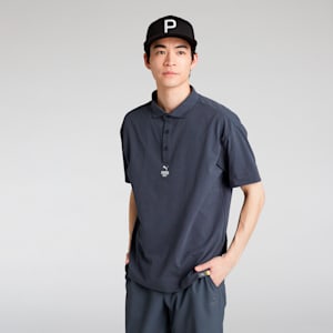 メンズ ゴルフ FOG ソリッド リラックス 半袖 ポロシャツ, Strong Gray, extralarge-JPN