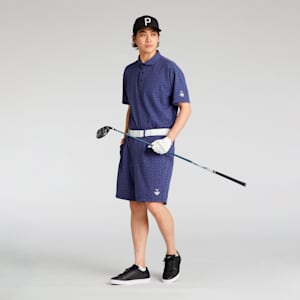 メンズ ゴルフ FOG ジャガード AOP ショーツ, Deep Navy, extralarge-JPN