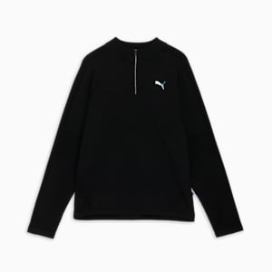 メンズ ゴルフ PF テック ライン クォータージップ セーター, PUMA Black, extralarge-JPN