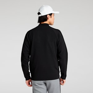 メンズ ゴルフ PF テック ライン クォータージップ セーター, PUMA Black, extralarge-JPN