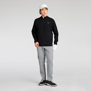 メンズ ゴルフ PF テック ライン クォータージップ セーター, PUMA Black, extralarge-JPN