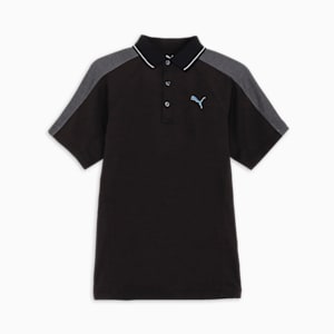 メンズ ゴルフ PF テック ライン 半袖 ポロシャツ, PUMA Black, extralarge-JPN