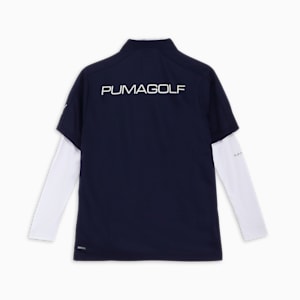 メンズ ゴルフ SB バック プリント インナーセット ポロシャツ, Deep Navy, extralarge-JPN
