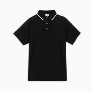 メンズ ゴルフ SB バック プリント ライン 半袖 シャツ, PUMA Black, extralarge-JPN