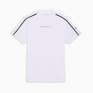 メンズ ゴルフ SB ライン スリーブ モックネック 半袖 シャツ, White Glow, extralarge-JPN
