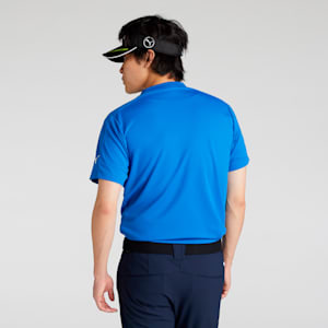 メンズ ゴルフ SB ライン スリーブ モックネック 半袖 シャツ, PUMA Team Royal, extralarge-JPN