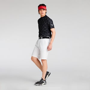 メンズ ゴルフ SB アーガイル AOP モックネック 半袖 シャツ, PUMA Black, extralarge-JPN