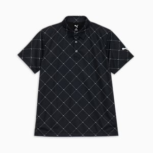 メンズ ゴルフ SB アーガイル AOP 半袖 ポロシャツ, PUMA Black, extralarge-JPN