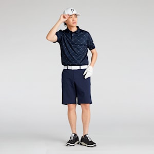 メンズ ゴルフ SB アーガイル AOP 半袖 ポロシャツ, Deep Navy, extralarge-JPN