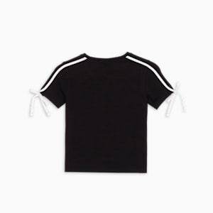 ウィメンズ T7 モダン ディライト スリム ショート 半袖 Tシャツ, PUMA Black, extralarge-JPN