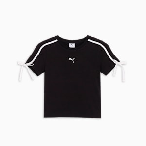 ウィメンズ T7 モダン ディライト スリム ショート 半袖 Tシャツ, PUMA Black, extralarge-JPN