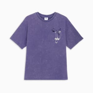 ユニセックス グラフィックス パンク 半袖 Tシャツ, Blue Crystal, extralarge-JPN