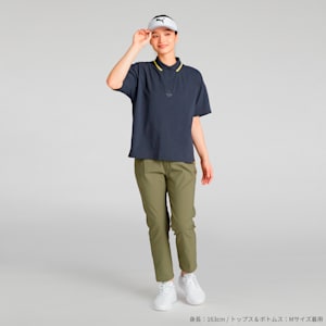ウィメンズ ゴルフ FOG リブ カラー 半袖 ポロシャツ, Strong Gray, extralarge-JPN