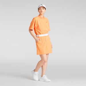 ウィメンズ ゴルフ FOG ジャガード AOP 半袖 ポロシャツ, Maple Syrup, extralarge-JPN