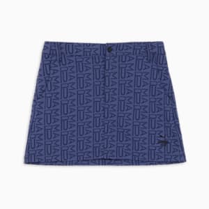 ウィメンズ ゴルフ FOG ジャガード AOP スカート, Deep Navy, extralarge-JPN