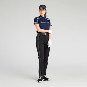 ウィメンズ ゴルフ SB フロント グラフィック モックネック シャツ, Deep Navy, extralarge-JPN