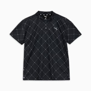 ウィメンズ ゴルフ SB アーガイル AOP 半袖 ポロシャツ, PUMA Black, extralarge-JPN