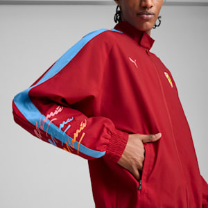 Scuderia Ferrari Miami Limited Edition T7 Jacket Men, Dark Crimson, extralarge