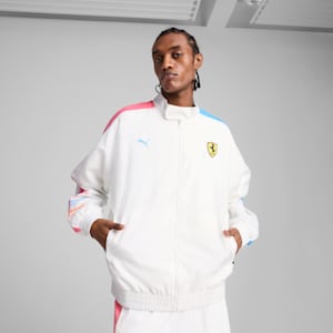 Scuderia Ferrari Miami Limited Edition T7 Jacket Men, PUMA White, extralarge