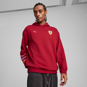 Sudadera estampada con capucha para hombre Scuderia Ferrari Miami Limited Edition, Dark Crimson, extralarge