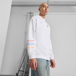 Sudadera estampada con capucha para hombre Scuderia Ferrari Miami Limited Edition, PUMA White, extralarge