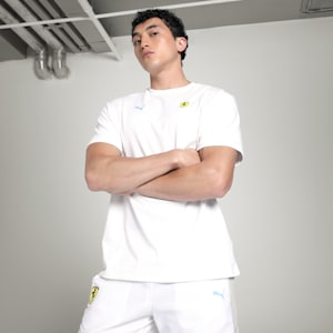 Scuderia Ferrari Miami Men's Graphic Relaxed Fit Tee, PUMA White, extralarge-IND