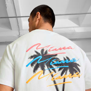 Scuderia Ferrari Miami Limited Edition Graphic Tee Men, PUMA White, extralarge